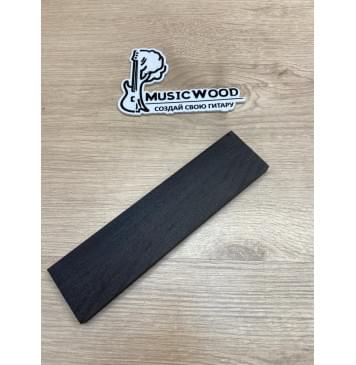 Эбен Чёрный заготовка для бриджа акустической гитары Радиал ААА 11х51х200 мм-3