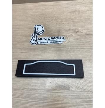 Эбен Чёрный заготовка для бриджа акустической гитары Радиал АА 11х51х200 мм-1