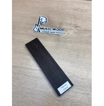 Эбен Чёрный заготовка для бриджа акустической гитары Радиал АА 11х51х200 мм-4