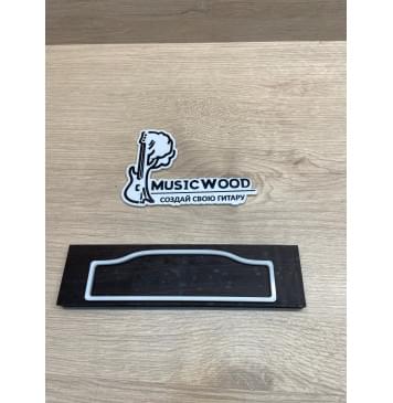 Эбен Чёрный заготовка для бриджа акустической гитары Радиал А 11х50.5х200 мм-1