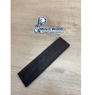 Эбен Чёрный заготовка для бриджа акустической гитары Радиал А 11х50.5х200 мм-0