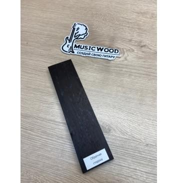 Эбен Чёрный заготовка для бриджа акустической гитары Радиал А 11х50.5х200 мм-4