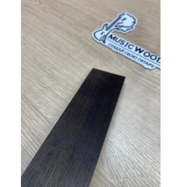 Эбен Чёрный заготовка для бриджа акустической гитары Радиал ААА 11х50.5х200 мм-2