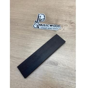 Эбен Чёрный заготовка для бриджа акустической гитары Радиал ААА 11х50.5х200 мм-3