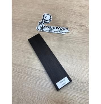 Эбен Чёрный заготовка для бриджа акустической гитары Радиал ААА 11х50.5х200 мм-4