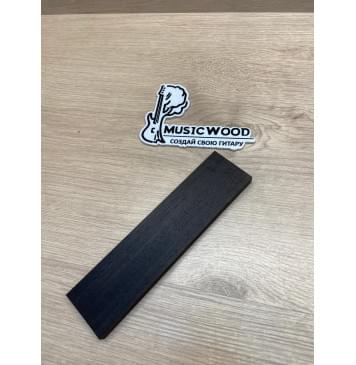 Эбен Чёрный заготовка для бриджа акустической гитары Радиал ААА 11х50.5х200 мм-0