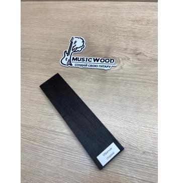 Эбен Чёрный заготовка для бриджа акустической гитары Радиал ААА 11х50.5х200 мм-4