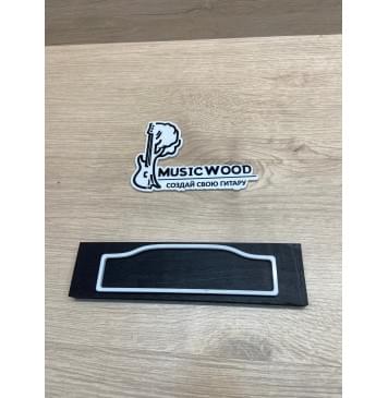 Эбен Чёрный заготовка для бриджа акустической гитары Радиал ААА 11х49.5х200 мм-1