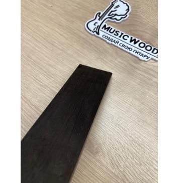 Эбен Чёрный заготовка для бриджа акустической гитары Радиал ААА 11х49.5х200 мм-3