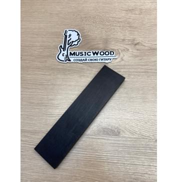 Эбен Чёрный заготовка для бриджа акустической гитары Радиал ААА 11х49.5х200 мм-0