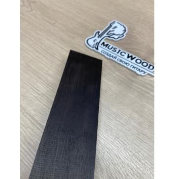 Эбен Чёрный заготовка для бриджа акустической гитары Радиал ААА 11.5х53х200 мм-3