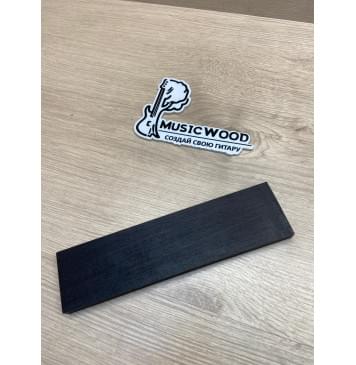 Эбен Чёрный заготовка для бриджа акустической гитары Радиал ААА 11.5х53х200 мм-0