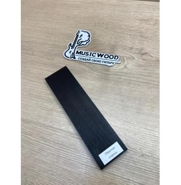 Эбен Чёрный заготовка для бриджа акустической гитары Радиал ААА 11.5х53х200 мм-4