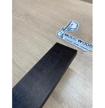 Эбен Чёрный заготовка для бриджа акустической гитары Смешанный АА 11х51.5х200 мм-1