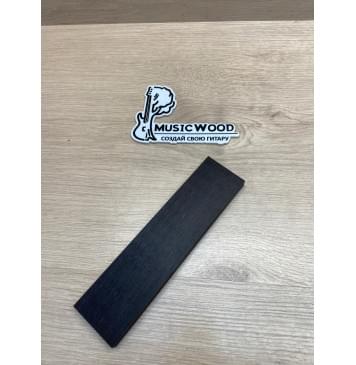 Эбен Чёрный заготовка для бриджа акустической гитары Смешанный АА 11х51.5х200 мм-3