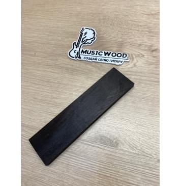 Эбен Чёрный заготовка для бриджа акустической гитары Смешанный АА 11х53х200 мм-3