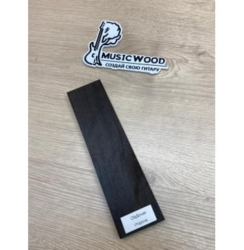 Эбен Чёрный заготовка для бриджа акустической гитары Смешанный АА 11х53х200 мм-4