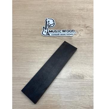 Эбен Чёрный заготовка для бриджа акустической гитары Радиал А 11х51.5х200 мм-3