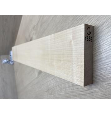 Клён Белый заготовка грифа для электрогитары Радиал ААА 25,5х108х725 мм-10