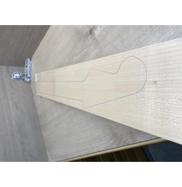 Клён Белый заготовка грифа для электрогитары Радиал ААА 25,5х108х725 мм-4