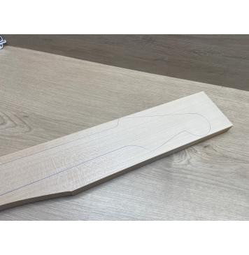 Клён Белый заготовка грифа для электрогитары Радиал ААА 23х95х720 мм-8