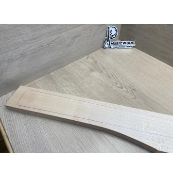 Клён Белый заготовка грифа для электрогитары Радиал ААА 23х95х720 мм-9