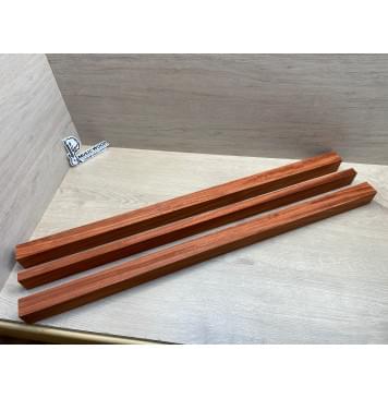 Падук заготовка грифа бас-гитары Радиал АА 47.5х(39-20-39)х890 мм - из 3х частей-7