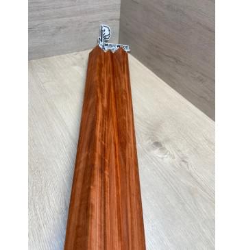 Падук заготовка грифа бас-гитары Радиал АА 47.5х(39-20-39)х890 мм - из 3х частей-3
