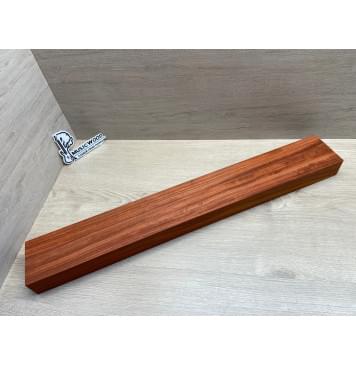 Падук заготовка грифа электрогитары Радиал ААА 49х(37-19-37)х695 мм - из 3х частей-0