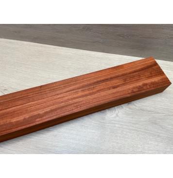 Падук заготовка грифа электрогитары Радиал ААА 49х(37-19-37)х695 мм - из 3х частей-3