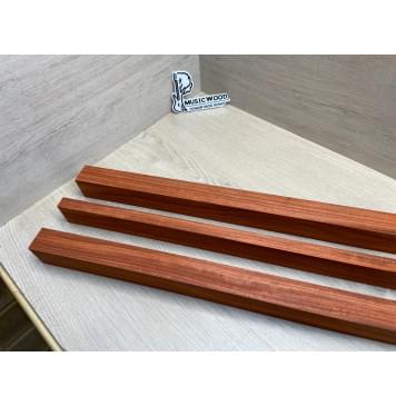 Падук заготовка грифа электрогитары Радиал ААА 49х(37-19-37)х695 мм - из 3х частей-7