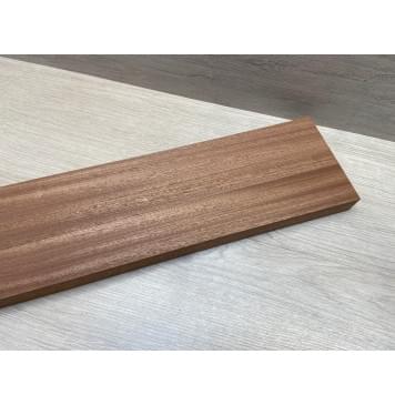 Сапели заготовка грифа электрогитары Радиал ААА 27х(48-26-48)х710 мм - из 3х частей-8