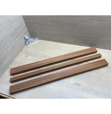 Сапели заготовка грифа электрогитары Радиал ААА 27х(48-26-48)х710 мм - из 3х частей-10