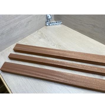 Сапели заготовка грифа электрогитары Радиал ААА 27х(48-26-48)х710 мм - из 3х частей-2