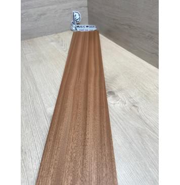 Сапели заготовка грифа электрогитары Радиал ААА 27х(48-26-48)х710 мм - из 3х частей-4