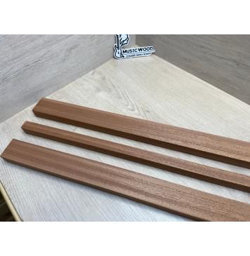 Сапели заготовка грифа электрогитары Радиал ААА 26х(47-20-47)х755 мм - из 3х частей-7