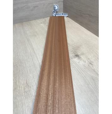 Сапели заготовка грифа электрогитары Радиал ААА 26х(47-20-47)х755 мм - из 3х частей-9