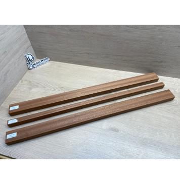 Сапели заготовка грифа электрогитары Радиал ААА 26х(47-20-47)х755 мм - из 3х частей-14