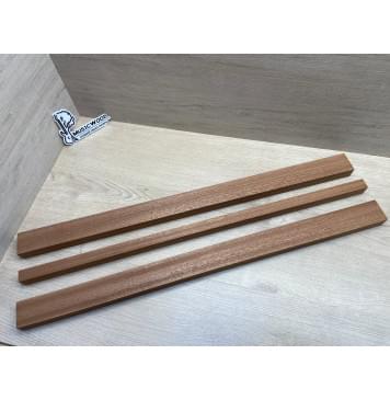 Сапели заготовка грифа электрогитары Радиал ААА 27х(48-22-48)х755 мм - из 3х частей-3