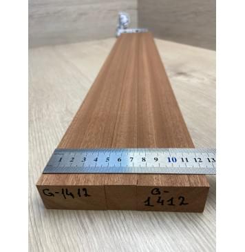 Сапели заготовка грифа электрогитары Радиал ААА 27х(48-22-48)х755 мм - из 3х частей-6