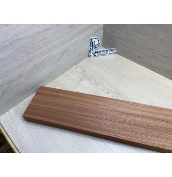 Сапели заготовка грифа электрогитары Радиал ААА 34х(46-34-46)х755 мм - из 3х частей-9