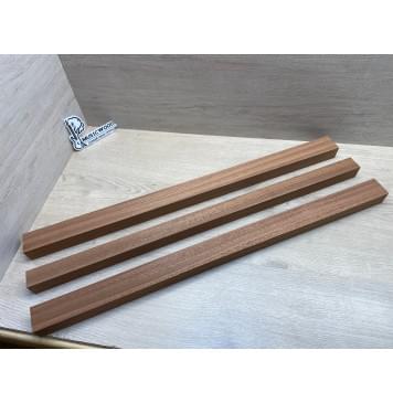 Сапели заготовка грифа электрогитары Радиал ААА 34х(46-34-46)х755 мм - из 3х частей-10