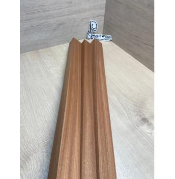 Сапели заготовка грифа электрогитары Радиал ААА 34х(46-34-46)х755 мм - из 3х частей-3