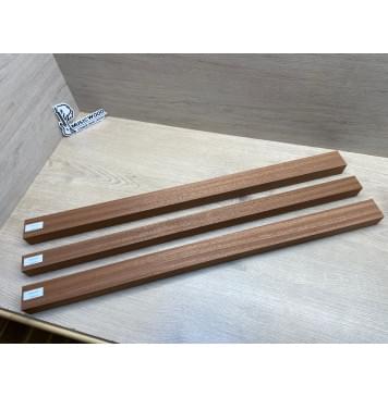 Сапели заготовка грифа электрогитары Радиал ААА 34х(46-34-46)х755 мм - из 3х частей-7