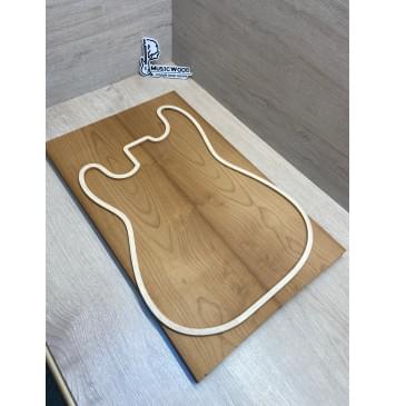 Клён Печёный 180 гр заготовка на топ Тангент А 21х167х530 мм - 2 шт.(книжкой)-0