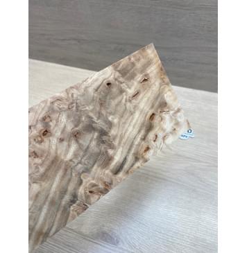 Карагач "Птичий Глаз" заготовка накладки на головку грифа Смешанный ААА Кап ААА 5х115х235 мм-1