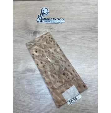 Карагач "Птичий Глаз" заготовка накладки на головку грифа Смешанный ААА Кап ААА 4,5х113х265 мм-2