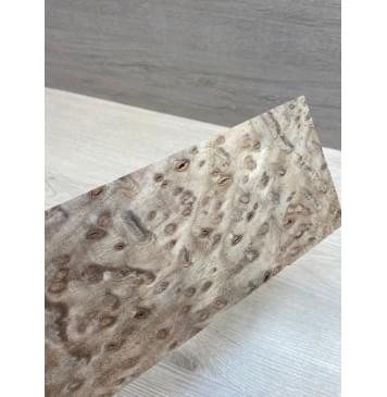 Карагач "Птичий Глаз" заготовка накладки на головку грифа Смешанный ААА Кап ААА 4х113х265 мм-1