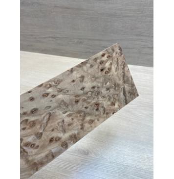 Карагач "Птичий Глаз" заготовка накладки на головку грифа Смешанный ААА Кап ААА 4х113х265 мм-1