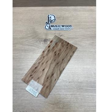 Карагач "Птичий Глаз" заготовка накладки на головку грифа Смешанный ААА Кап ААА 4,5х115х230 мм-3